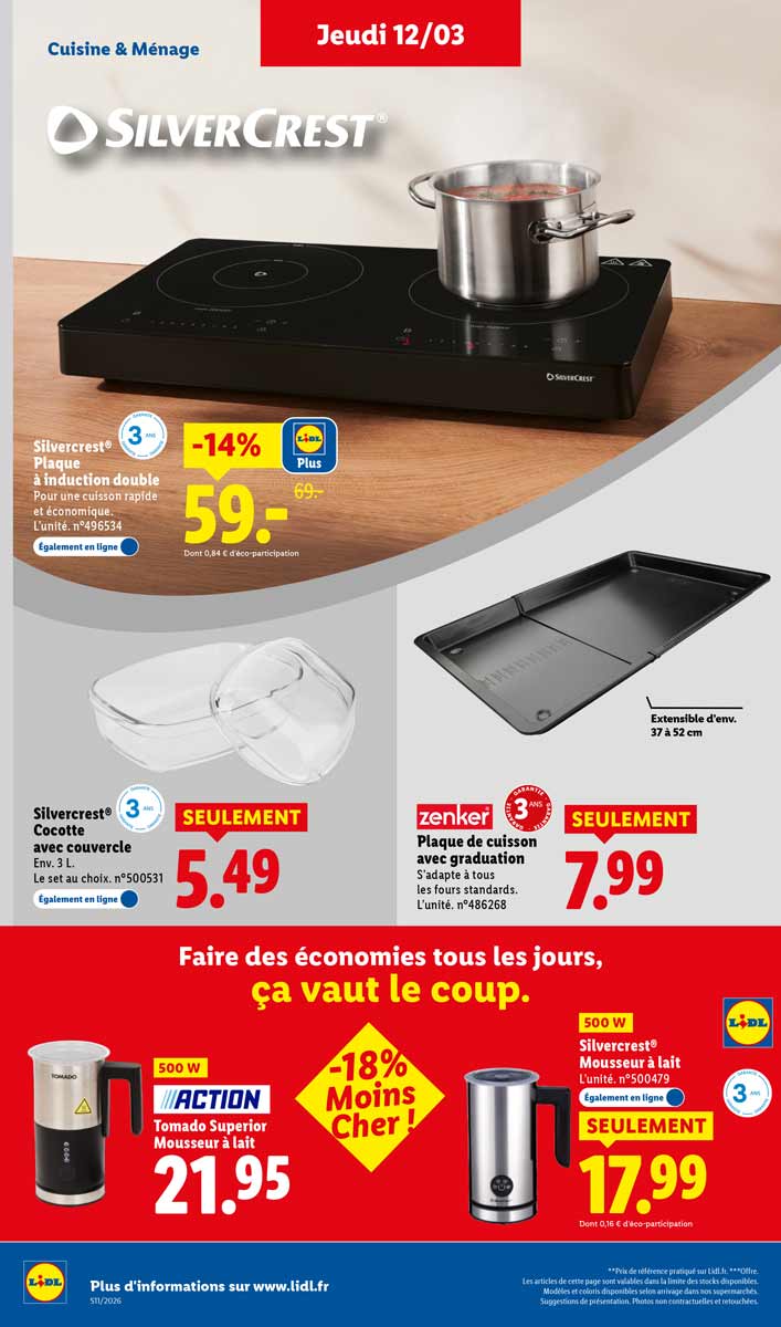 Catalogue Lidl Du 12 Au 18 Mars 2026