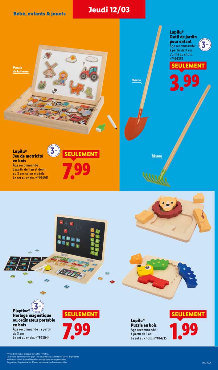Catalogue Lidl Du 12 Au 18 Mars 2026
