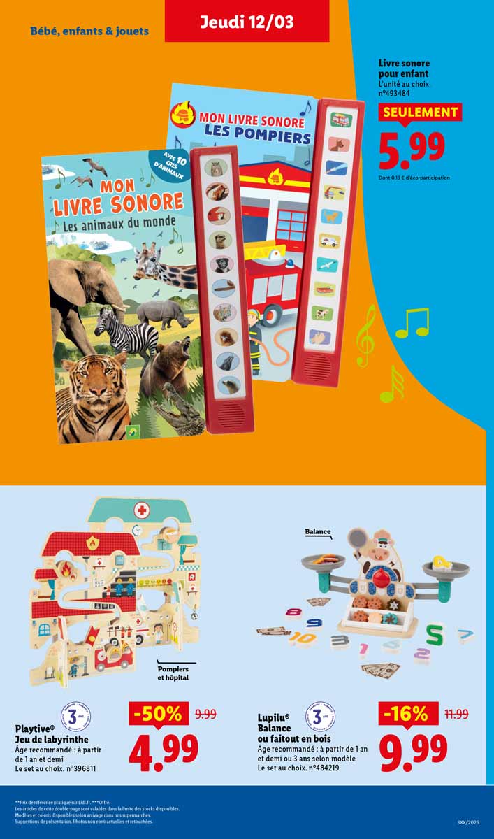 Catalogue Lidl Du 12 Au 18 Mars 2026