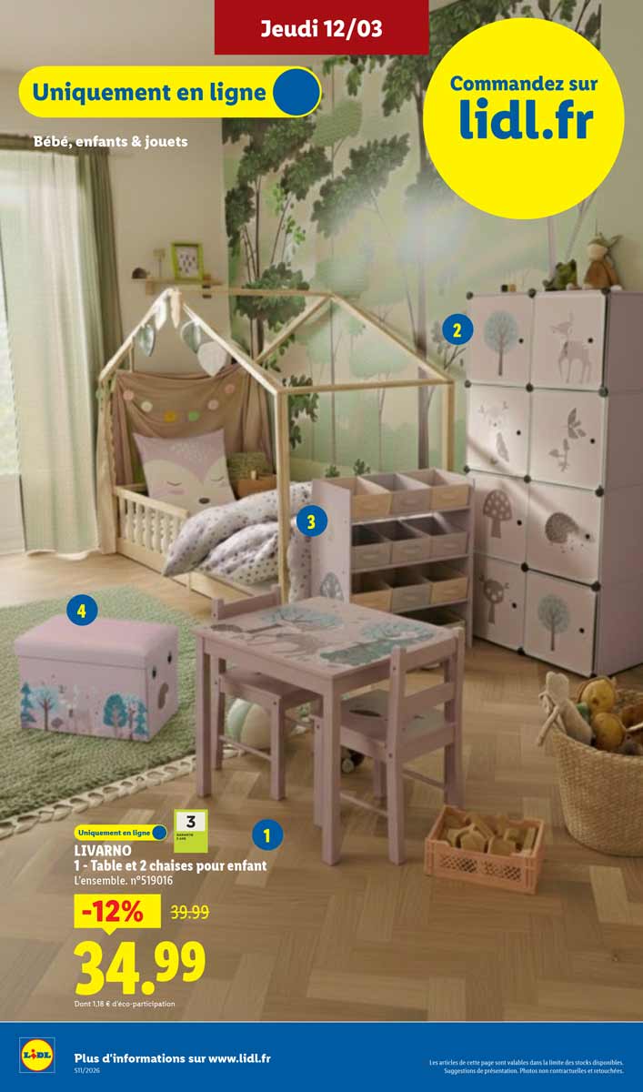 Catalogue Lidl Du 12 Au 18 Mars 2026
