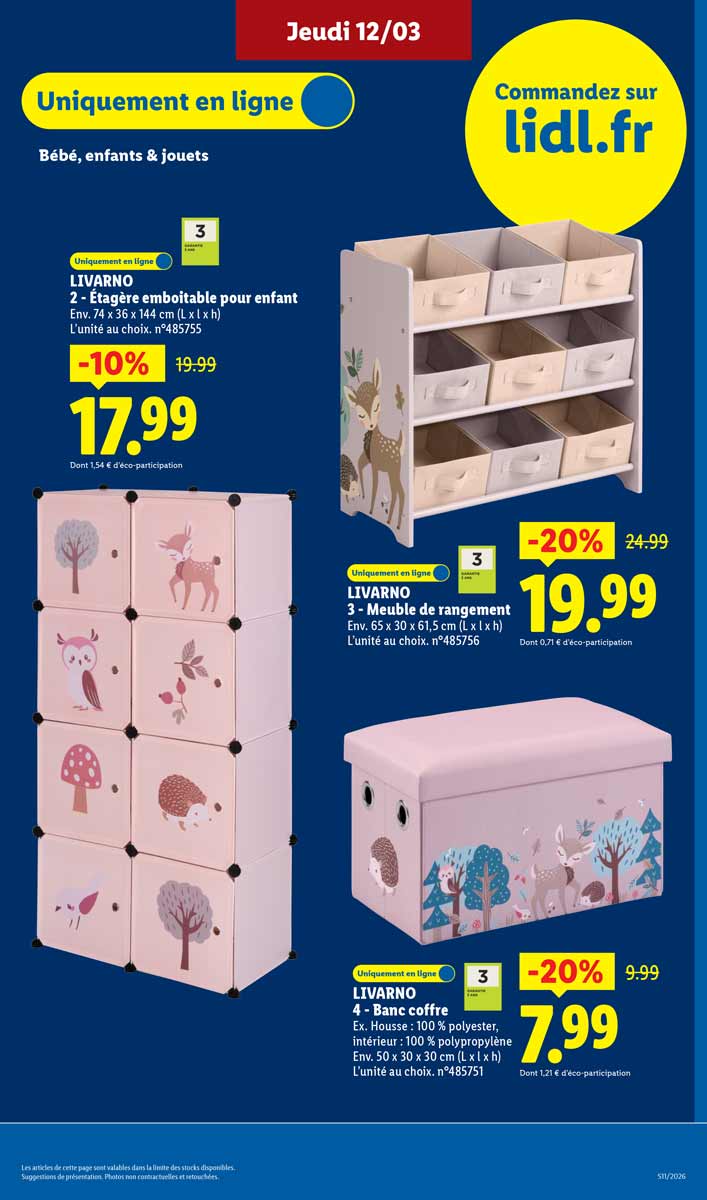 Catalogue Lidl Du 12 Au 18 Mars 2026