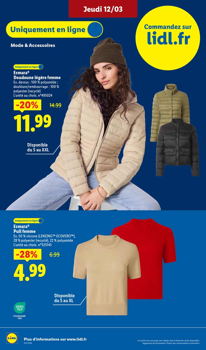 Catalogue Lidl Du 12 Au 18 Mars 2026