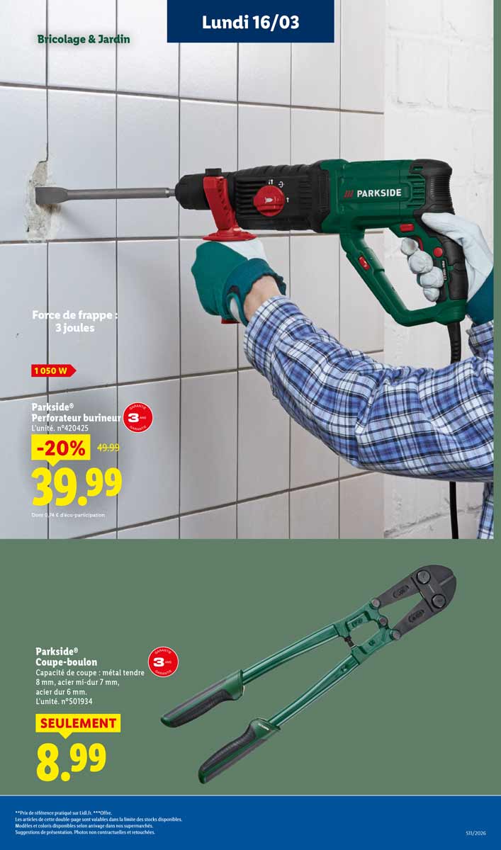 Catalogue Lidl Du 12 Au 18 Mars 2026