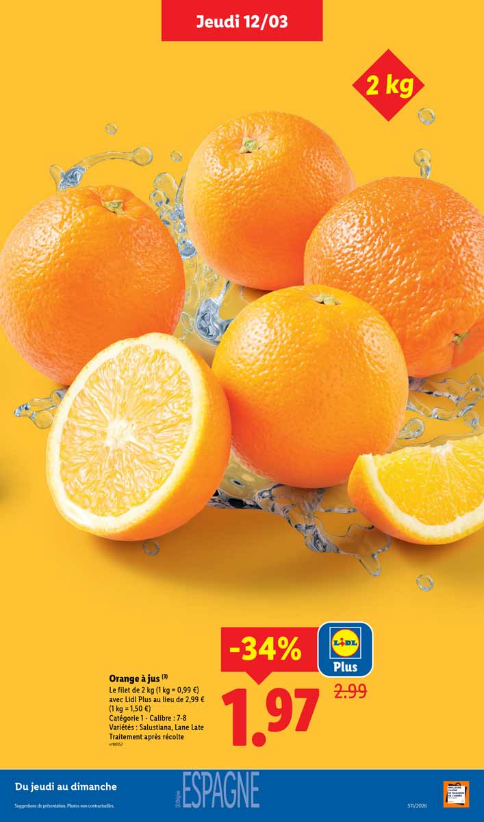 Catalogue Lidl Du 12 Au 18 Mars 2026