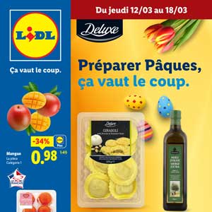 Catalogue Lidl Du 12 Au 18 Mars 2026