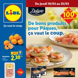 Catalogue Lidl de la semaine Du 19 Au 25 Mars 2026