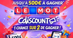 Instant Gagnant Cdiscount : Découvrez toutes les réponses du jeu Mot du Jour !