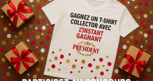 Gagnez un t-shirt collector avec l'Instant Gagnant Président !