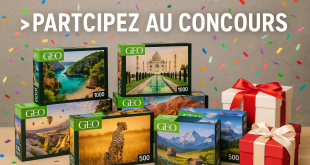 Participez au concours Geo et remportez 18 puzzles de 500 et 1000 pièces !