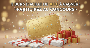 Instant Gagnant Becquet : 5 bons d'achat de 100€ à gagner !