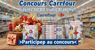 Concours Carrefour : Gagnez 40 BD Studio Danse Academy !