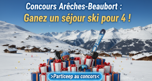 Concours Arêches-Beaufort : Gagnez un séjour ski pour 4 !