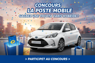 Concours La Poste Mobile : Gagnez une Toyota Yaris Hybride !