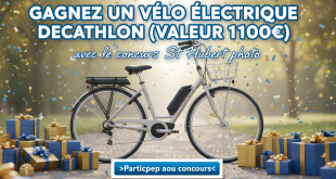 Gagnez un vélo électrique Decathlon (valeur 1100€) avec le concours St Hubert