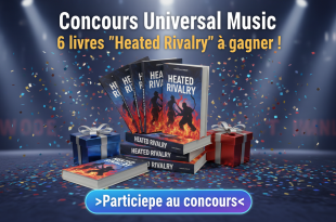Concours Universal Music : 6 livres "Heated Rivalry" à gagner !