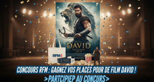 Concours RFM : Gagnez vos places pour le film David !