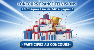 Concours France Télévisions : 20 Chèques Lire de 24€ à gagner !