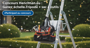 Concours Henchman.eu : Gagnez échelle Tripode + sac à outils !