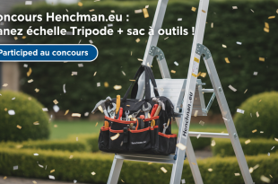 Concours Henchman.eu : Gagnez échelle Tripode + sac à outils !