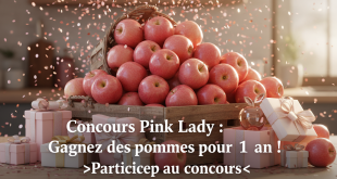 Concours Pink Lady : Gagnez des pommes pour 1 an !