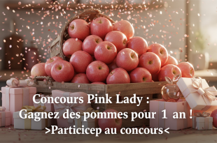 Concours Pink Lady : Gagnez des pommes pour 1 an !