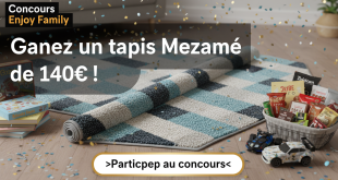 Concours Enjoy Family : Gagnez un tapis Mezamé de 140€ !