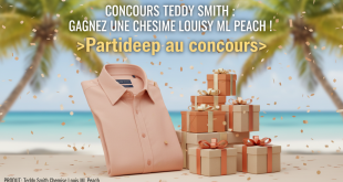 Concours Teddy Smith : Gagnez une chemise Louisy ML Peach !