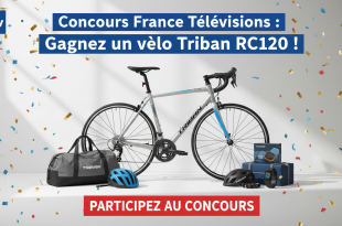 Concours France Télévisions : Gagnez un vélo Triban RC120 !