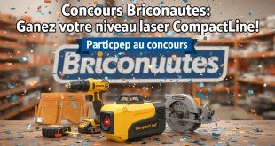 Concours Briconautes : Gagnez votre niveau laser CompactLine !