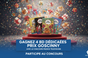 Gagnez 4 BD dédicacées Prix Goscinny avec le Concours France Télévisions
