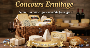 Concours Ermitage : Gagnez un panier gourmand de fromages !