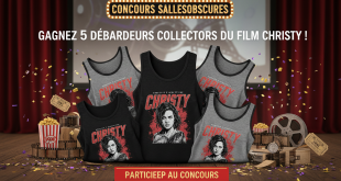 Concours Sallesobscures : Gagnez 5 débardeurs collectors du film Christy !