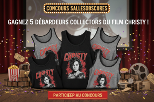 Concours Sallesobscures : Gagnez 5 débardeurs collectors du film Christy !