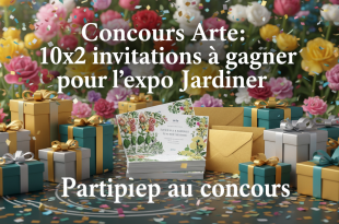 Concours Arte : 10x2 invitations à gagner pour l'expo Jardiner