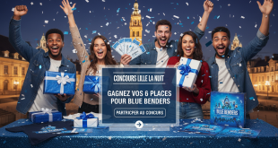 Concours Lille La Nuit : Gagnez vos 6 places pour Blue Benders