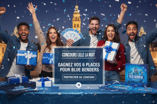 Concours Lille La Nuit : Gagnez vos 6 places pour Blue Benders