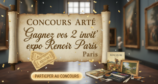 Concours Arte : Gagnez vos 2 invit' expo Renoir Paris