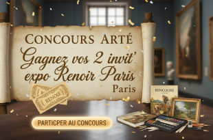 Concours Arte : Gagnez vos 2 invit' expo Renoir Paris