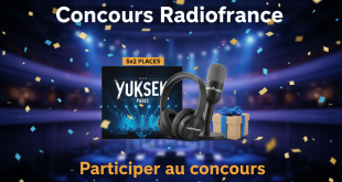 Concours Radiofrance : 5x2 places Yuksek Paris