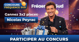 Concours Fréquence Sud : Gagnez 3x2 places Nicolas Peyrac