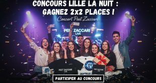 Concours Lille La Nuit : Gagnez 2x2 places concert Peet Zaccari