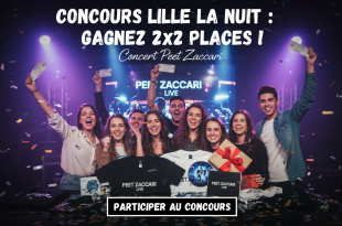 Concours Lille La Nuit : Gagnez 2x2 places concert Peet Zaccari