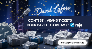 Concours : Gagnez des places pour David Lafore avec Raje
