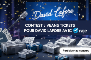 Concours : Gagnez des places pour David Lafore avec Raje