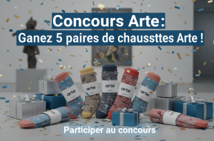 Concours Arte : Gagnez 5 paires de chaussettes Arte !