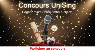 Concours UniSing : Gagnez micro Shure SM58 & chant !