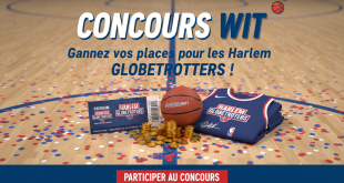 Concours Wit : Gagnez vos places pour les Harlem Globetrotters !
