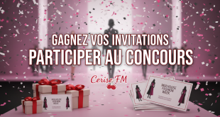 Crée un titre SEO naturel pour un article sur un jeu concours. Titre original : Gagnez vos invitations pour Mulhouse Fashion Week avec Cerise FM Organisateur : Cerise FM Instructions : - maximum 70 caractères - inclure le mot "concours" - inclure l'organisateur - ne pas copier exactement le titre original - rendre le titre naturel et attractif Retourne uniquement le titre.