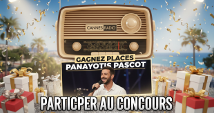Concours Cannes Radio : Gagnez places Panayotis Pascot