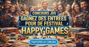 Concours JDS : Gagnez des entrées pour le festival Happy'Games